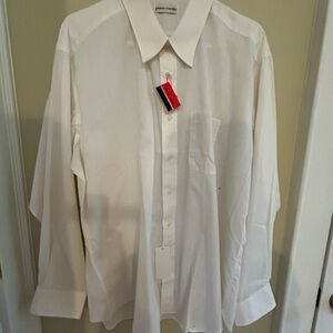 Pierre Cardin Men's Classic White Dress Shirt